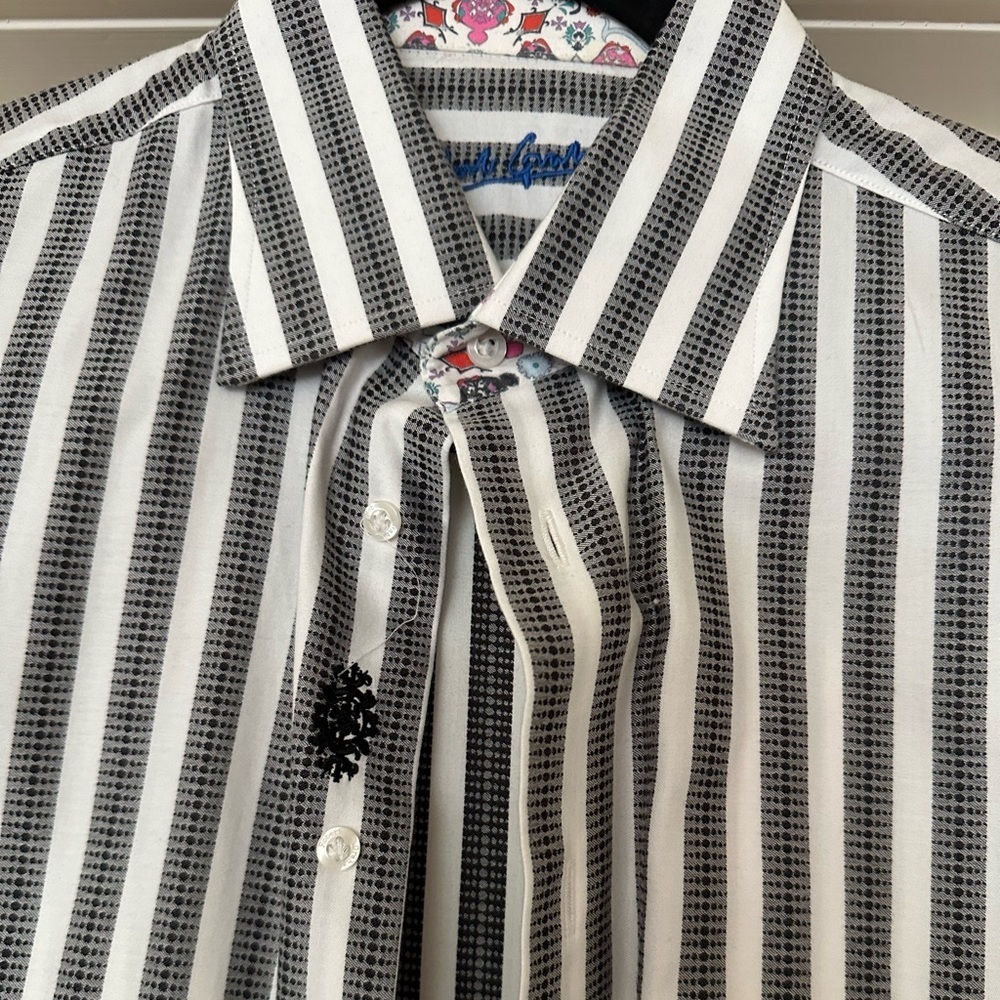 Robert Graham French Cuffs Shirt, M